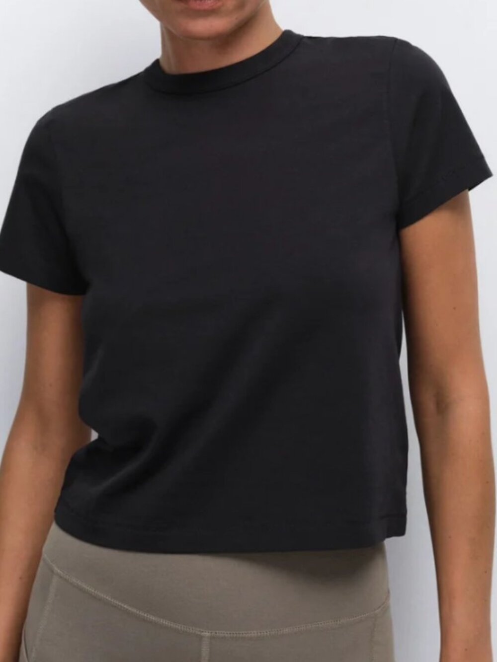 Mate the Label Organic Pima Shrunken Tee size small NWT